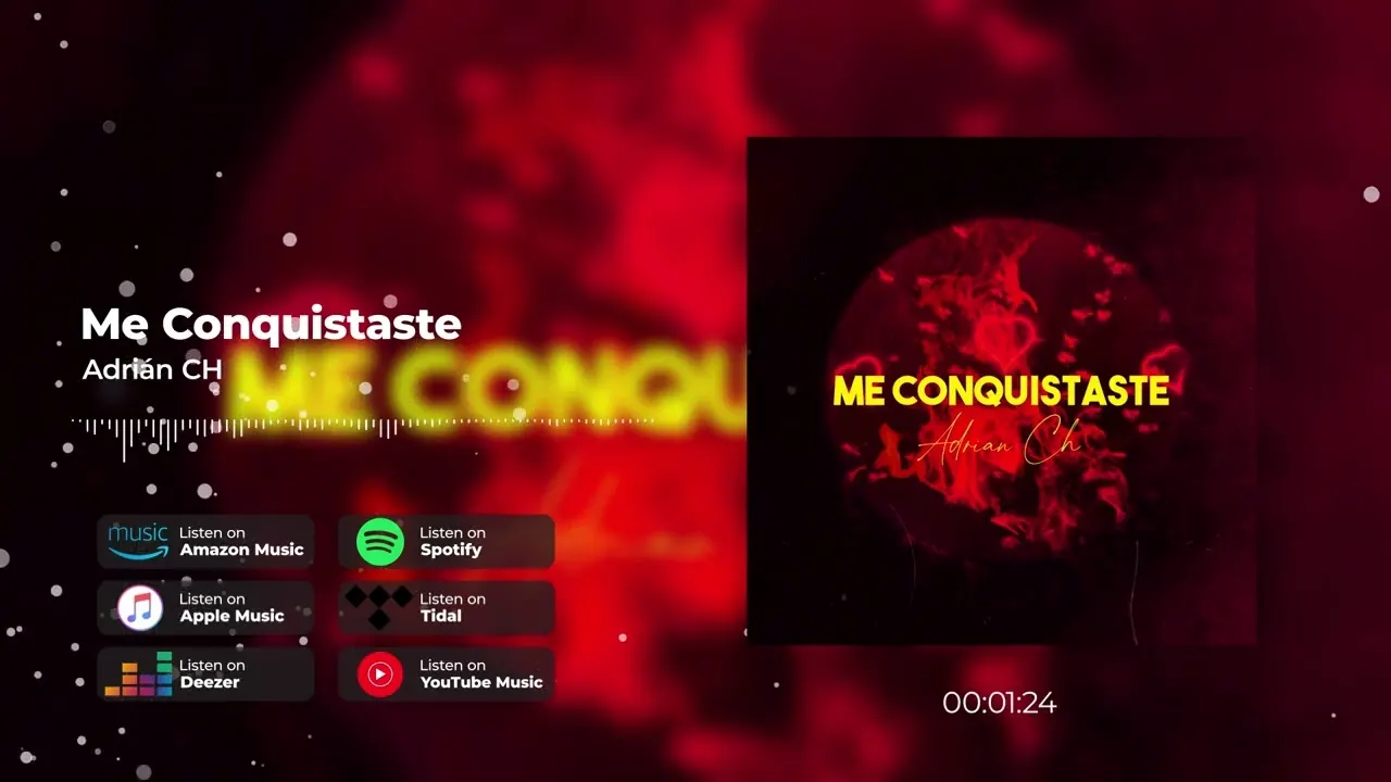 Adrián Ch – Me Conquistaste (Audio Oficial) – Música Cristiana Juvenil — miniatura oficial