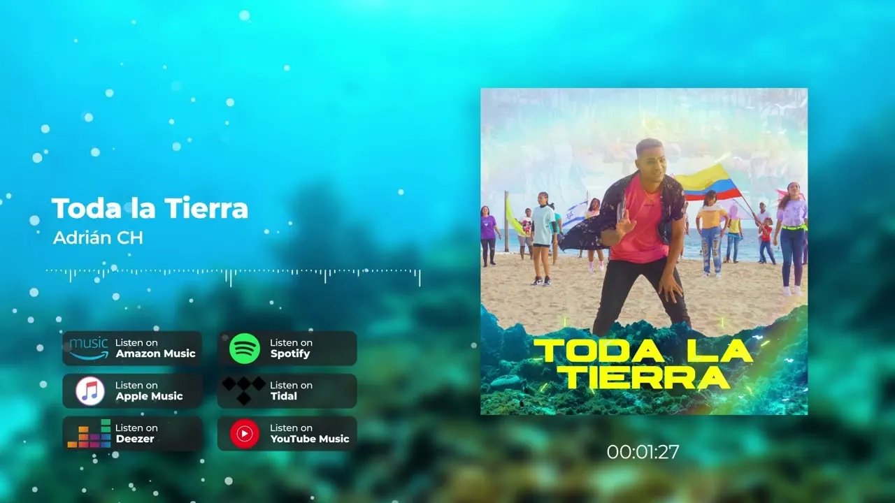 Adrián Ch – Toda la Tierra (Audio Oficial) – Música Cristiana Juvenil — miniatura oficial